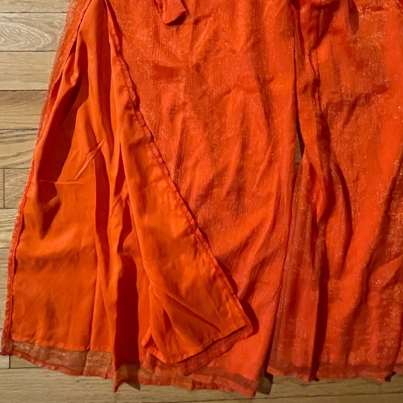 Brand new Hutch Shimmery Orange One-piece Jumpsuit - Picture 14 of 16